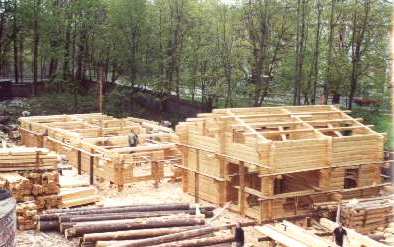 Log houses factory