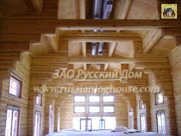 Log cabin house 2400m2